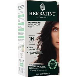 Herbatint Permanent Herbal Haircolour Gel Black 135 mL