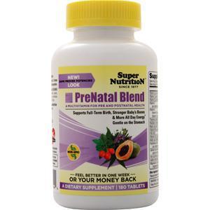 Super Nutrition PreNatal Blend  180 tabs