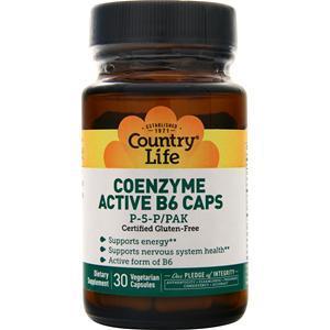 Country Life Active B-6 Caps  30 vcaps