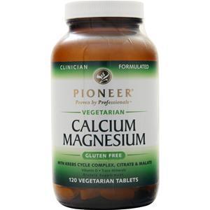 Pioneer Calcium Magnesium - Vegetarian  120 tabs