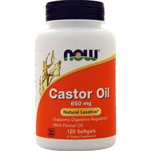Now Castor Oil  120 sgels