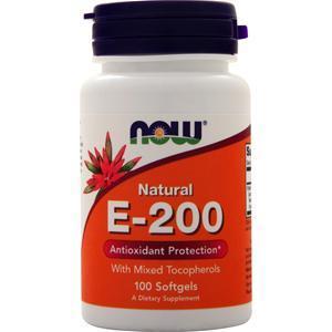 Now E-200 Mixed Tocopherols  100 sgels