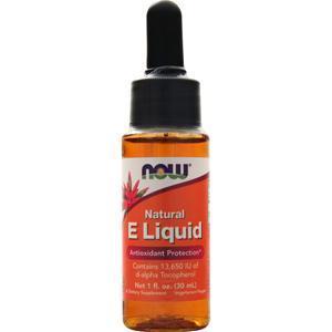 Now E Liquid (13,650IU) d-alpha Tocopherol 1 fl.oz