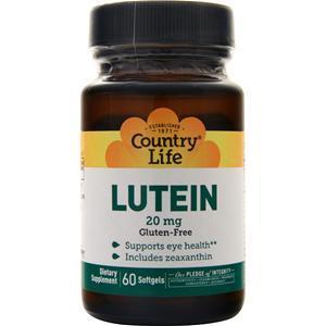 Country Life Lutein (20mg)  60 sgels