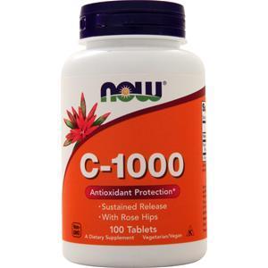 Now C-1000 Sustained Released with Rose Hips  100 tabs