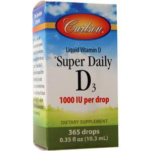 Carlson Super Daily D3 - Liquid Vitamin D (1000IU)  365 drops