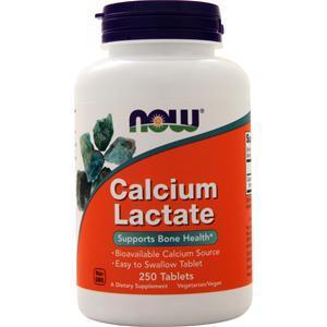 Now Calcium Lactate (255mg)  250 tabs