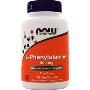 Now L-Phenylalanine (500mg)  120 caps