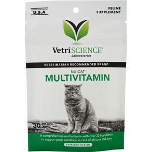 VetriScience Nu Cat Multivitamin  30 chews