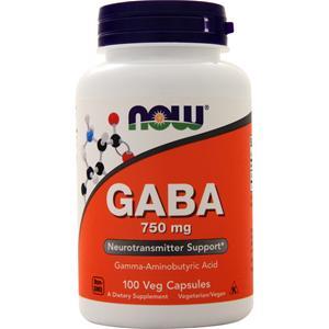 Now GABA (750mg)  100 vcaps