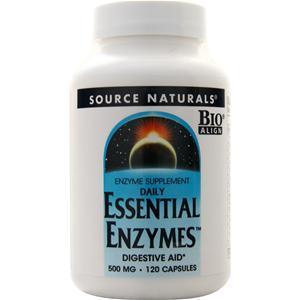 Source Naturals Daily Essential Enzymes (500mg)  120 caps