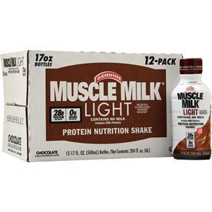 Cytosport Muscle Milk Light RTD Chocolate (17 fl oz) 12 bttls