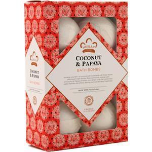 Nubian Heritage Bath Bombs Coconut & Papaya 6 pack