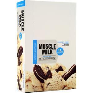 Cytosport Muscle Milk Protein Bar Cookies 'N Cream 12 bars