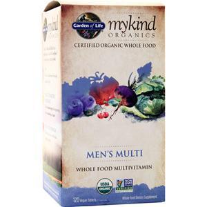 Garden Of Life Kind Organics - Men's Multi  120 tabs