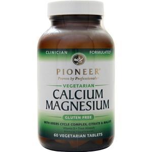 Pioneer Calcium Magnesium - Vegetarian  60 tabs