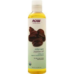 Now Certified Organic Jojoba Oil - 100% Pure  8 fl.oz