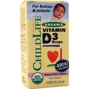 Childlife Organic Vitamin D3 Drops Natural Berry 10 mL