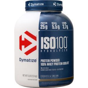 Dymatize Nutrition ISO-100 Cookies & Cream 5 lbs