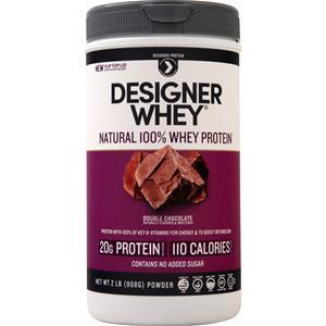 Designer Protein Designer Whey Natural 100% Whey Protein Double Chocolate 2 lbs