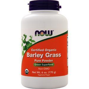 Now Barley Grass Powder - Certified Organic  6 oz