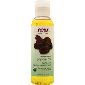 Now Certified Organic Jojoba Oil - 100% Pure  4 fl.oz