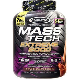 Muscletech Mass Tech Extreme 2000 - Performance Series Triple Chocolate Brownie 7 lbs