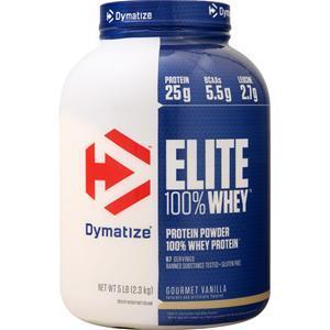 Dymatize Nutrition Elite 100% Whey Protein Gourmet Vanilla 5 lbs