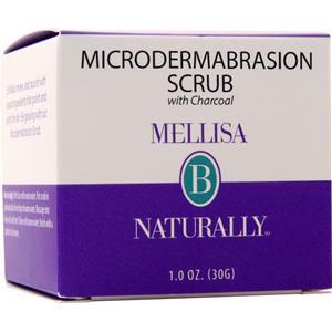 Mellisa B Naturally Microdermabrasion Scrub With Charcoal 1 oz