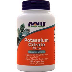 Now Potassium Citrate (99mg)  180 caps