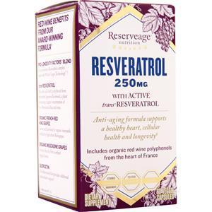 Reserveage Organics Resveratrol (250mg)  60 vcaps