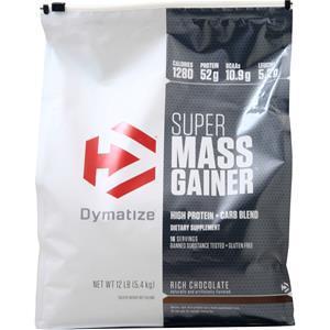 Dymatize Nutrition Super Mass Gainer Rich Chocolate 12 lbs