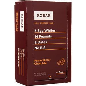 Rx Bar Rx Bar Peanut Butter Chocolate 12 bars