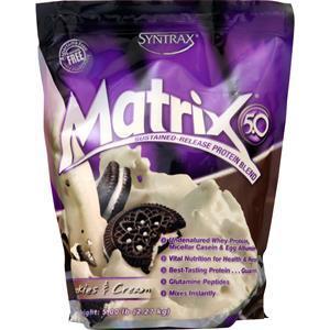 Syntrax Matrix 5.0 - Sustained Release Protein Cookies and Cream 5 lbs