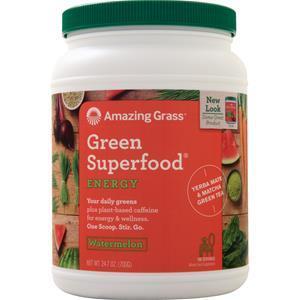 Amazing Grass Green Superfood Drink Powder Energy Watermelon 24.7 oz