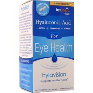 Hyalogic For Eye Health - HA + Lutein +Zeaxanthin +Vitamins  120 caps