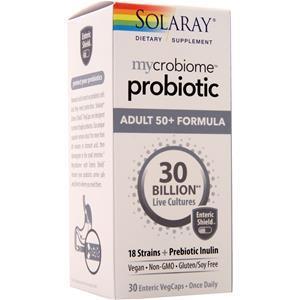 Solaray Mycrobiome Probiotic Adult 50 plus Formula  30 vcaps