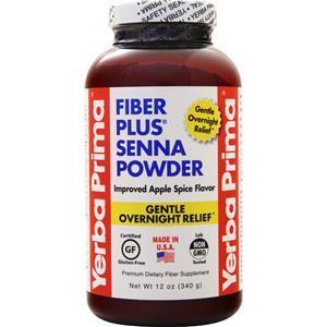 Yerba Prima Fiber Plus Senna Powder Apple Spice 12 oz