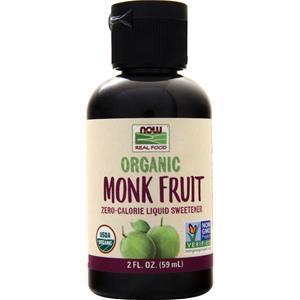 Now Organic Monk Fruit - Zero Calorie Liquid Sweetener  2 fl.oz