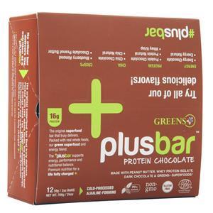 Greens Plus Plus Bar Protein Chocolate 12 bars