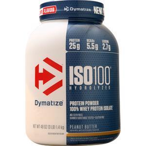 Dymatize Nutrition ISO-100 Peanut Butter 3 lbs