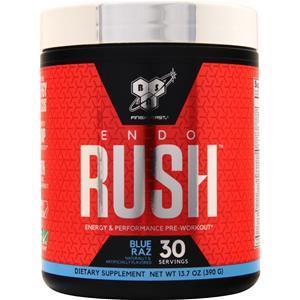 BSN Endo Rush Powder Blue Raz 390 grams