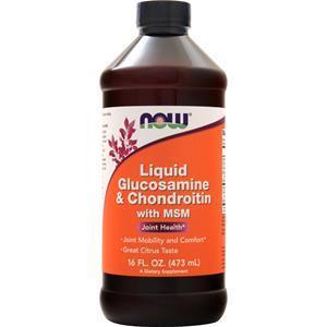 Now Liquid Glucosamine & Chondroitin w/ MSM Citrus 16 fl.oz