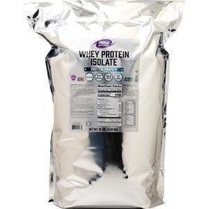 Now Whey Protein Isolate Unflavored 10 lbs