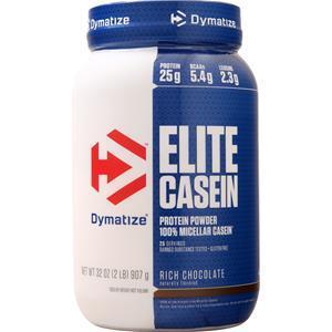 Dymatize Nutrition Elite Casein Protein Rich Chocolate 2 lbs