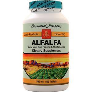 Bernard Jensen's Alfalfa (500mg)  500 tabs