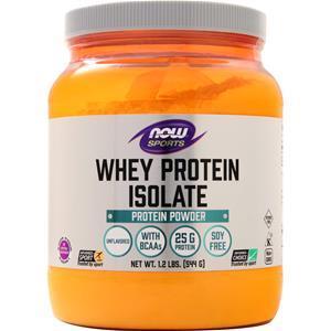 Now Whey Protein Isolate Unflavored 1.2 lbs