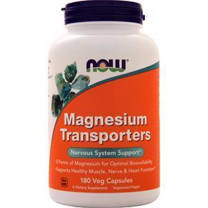 Now Magnesium Transporters  180 vcaps