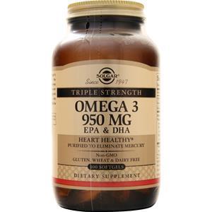 Solgar Omega 3 - Triple Strength  100 sgels