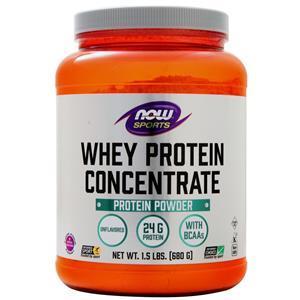 Now Whey Protein Concentrate Unflavored 1.5 lbs